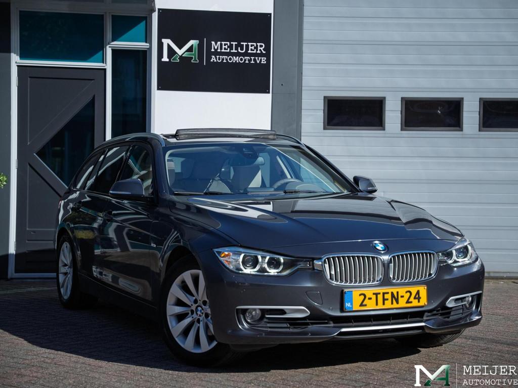 BMW 320i Touring High Executive |Modern|Pano|Aut.|360cam|Sto, Automaat, Achterwielaandrijving, Gebruikt, 4 cilinders