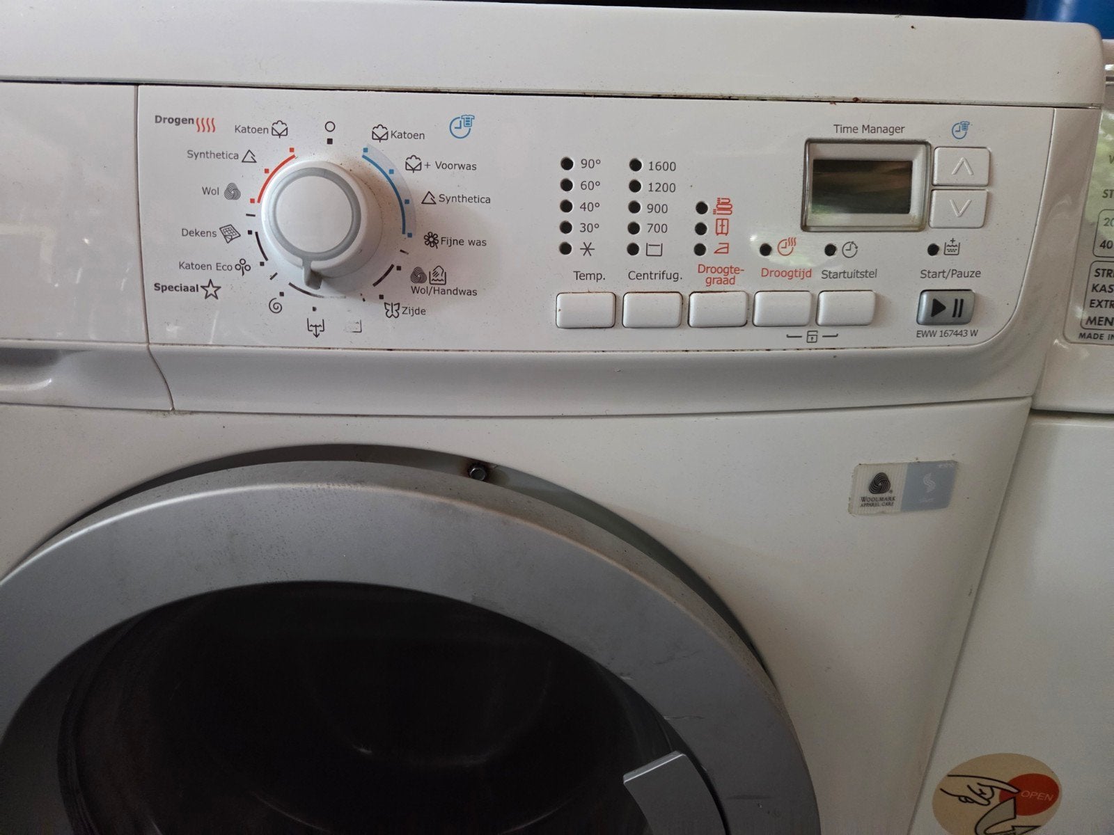 Electrolux TimeManager 7kg Auto Wasmachine & Droger, 6 tot 8 kg, Ophalen, Gebruikt, 85 tot 90 cm