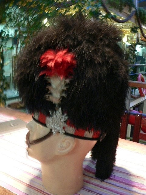 Highlanders Feather Bonnet, Verzenden, Landmacht, Engeland, Helm of Baret