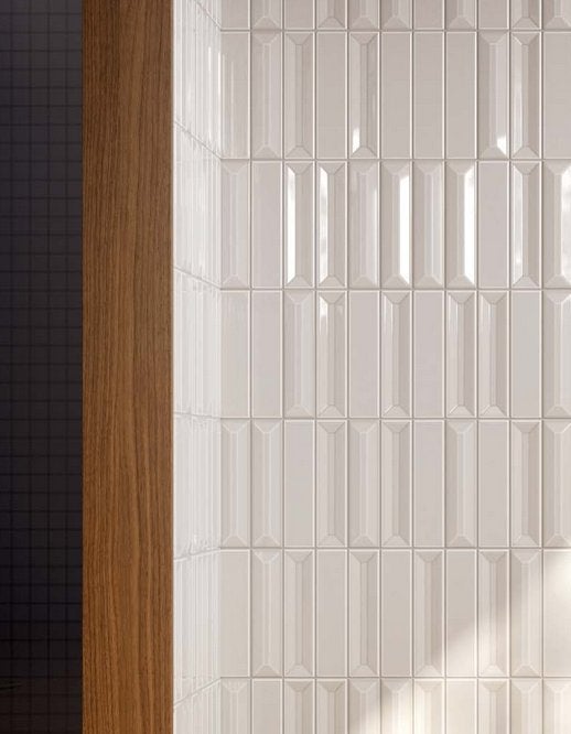 Vogue flauti tegels wit 40 cm, 1 doosje over, Ophalen, Nieuw, Minder dan 20 cm, Minder dan 5 m²