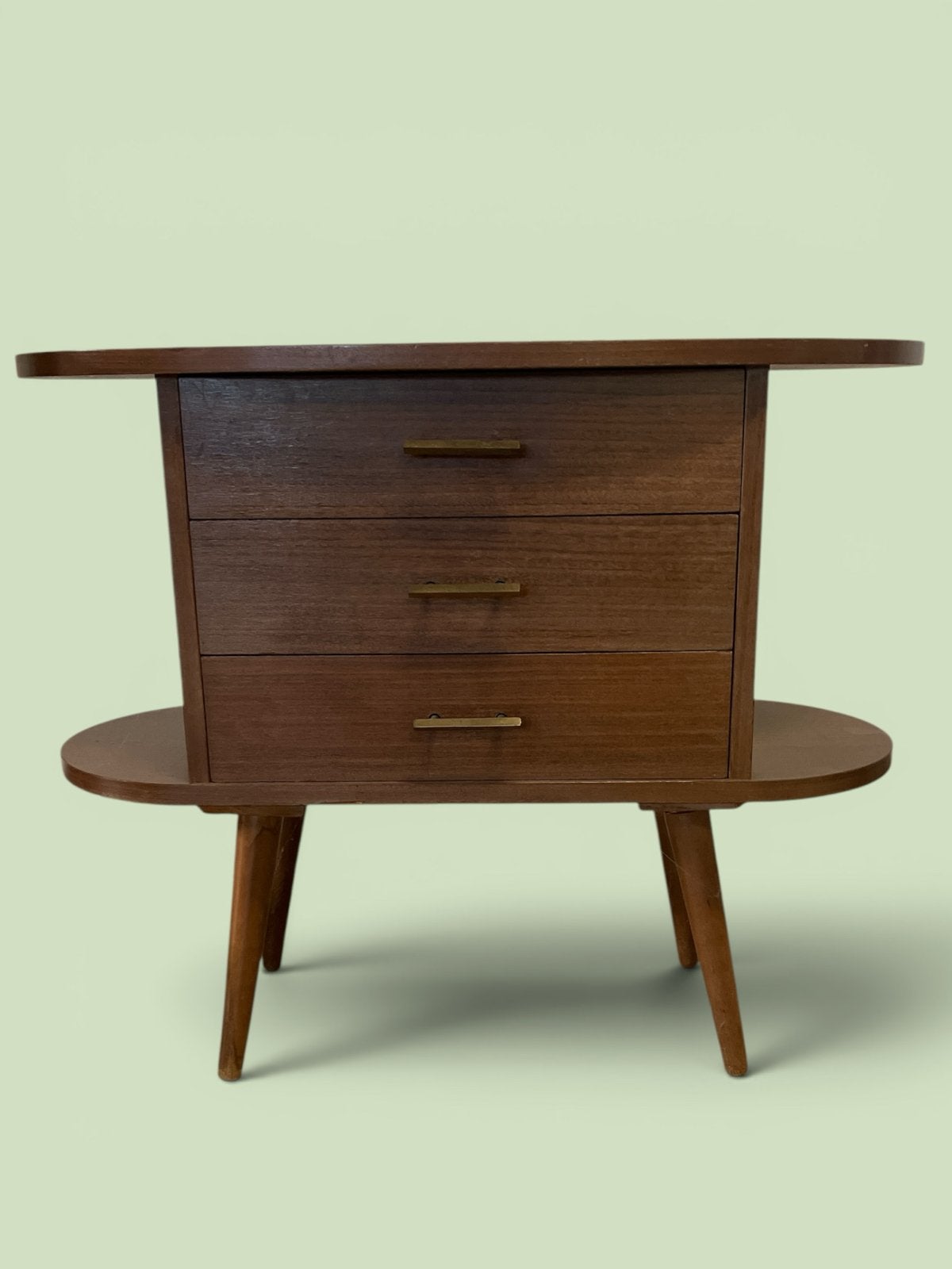 Vintage Bijzettafel / Deens lade kastje  - Jaren '60 Design, Ophalen