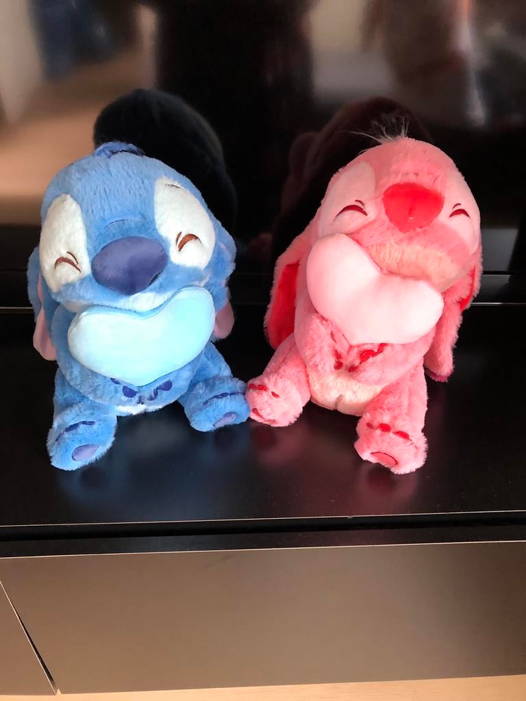 Nıeuw leuke stitch en angel knuffels, Verzamelen, Smurfen, Ophalen of Verzenden, Nieuw