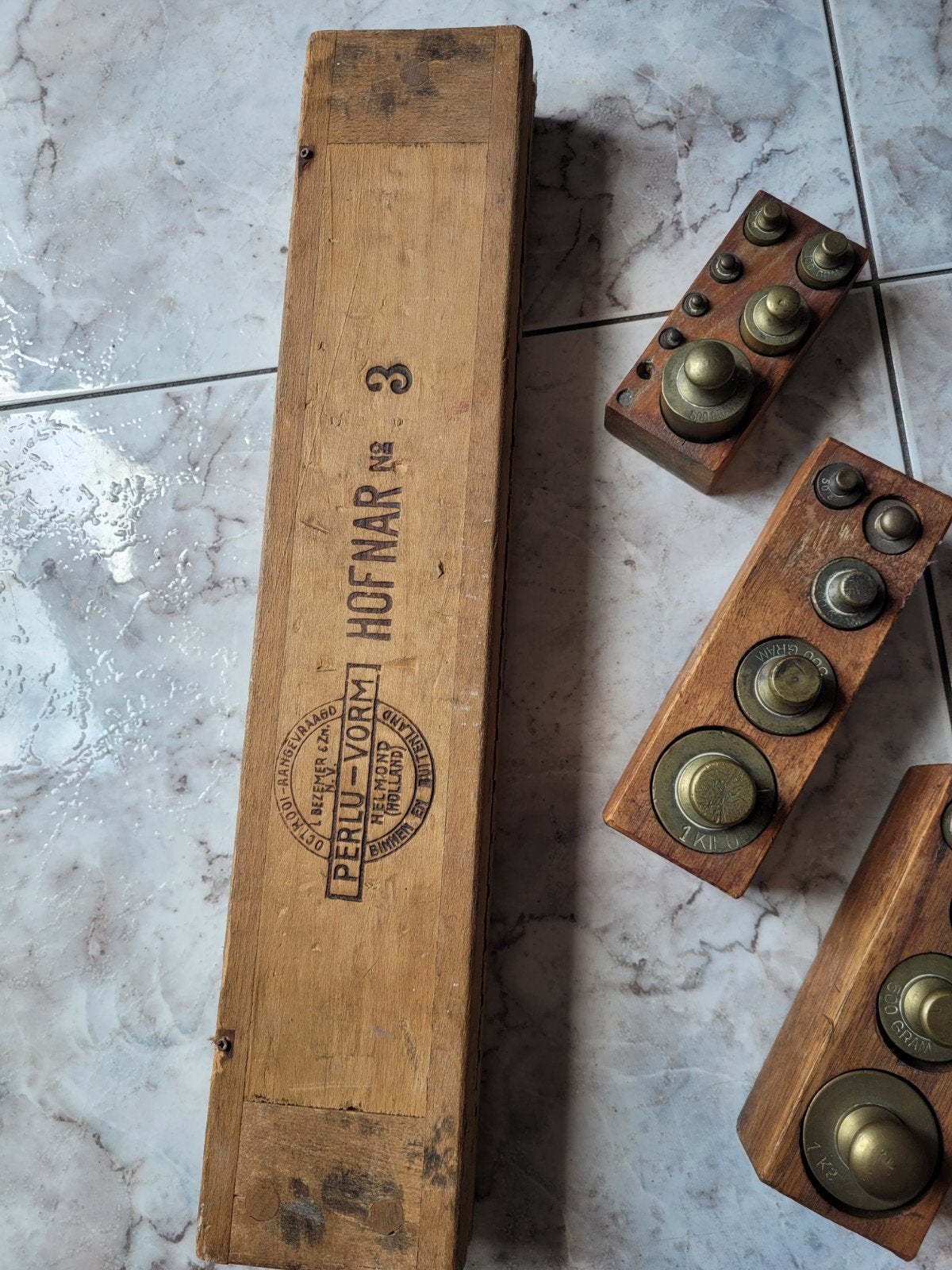 Antieke houten sigarenmal - Perlu Vorm Hofnar No. 3, Ophalen