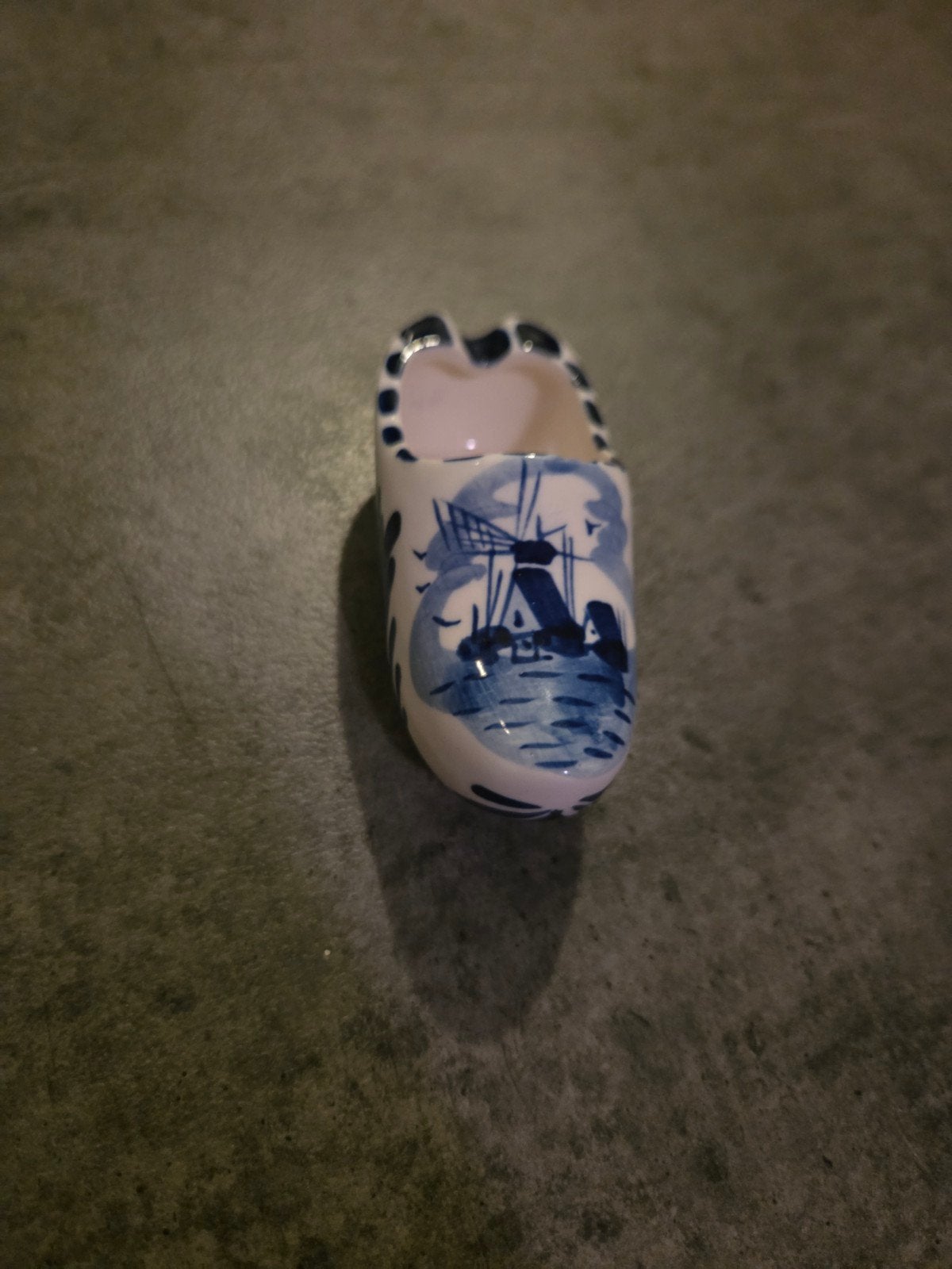 Delfts blauw klompje - ELESVA Holland, Antiek en Kunst, Ophalen of Verzenden
