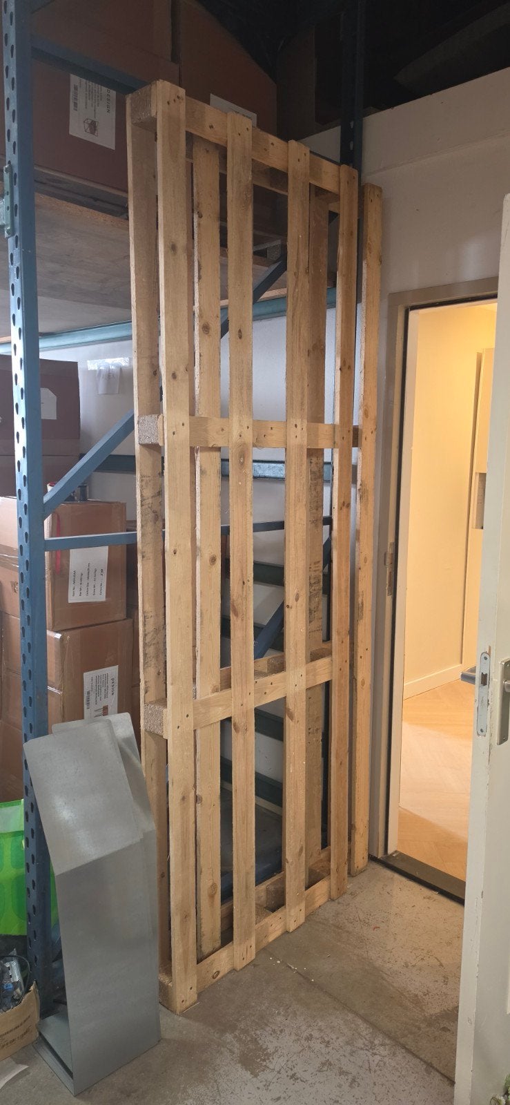 2x Pallet 240 x 80cm te koop, Ophalen, 50 mm of meer, Pallet, Minder dan 200 cm
