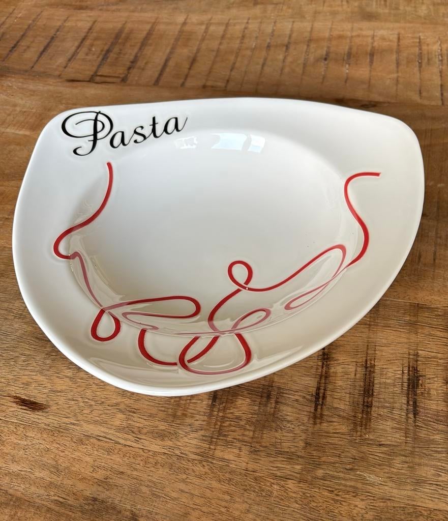 1 Pastabord Oil & Vinegar., Ophalen of Verzenden, Zo goed als nieuw, Porselein, Overige stijlen