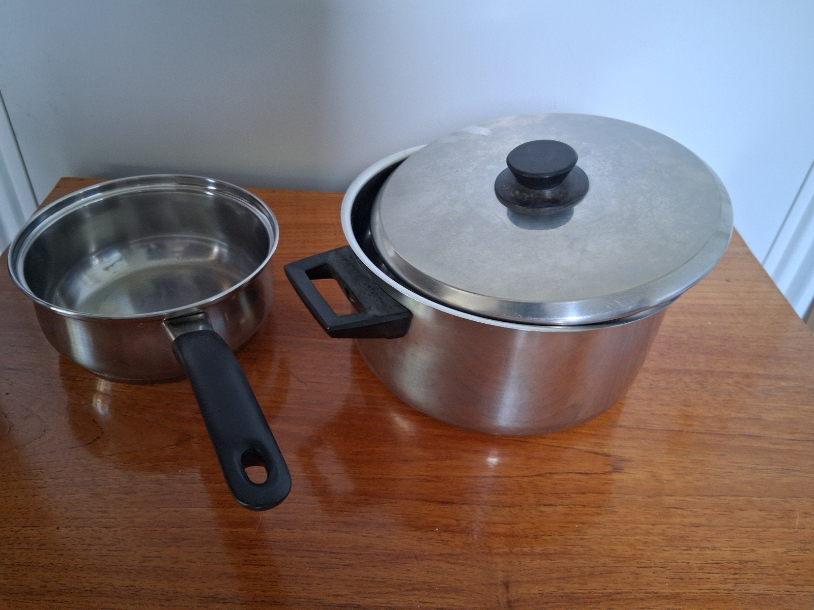 kookpan en steelpan €10, Ophalen of Verzenden, Rvs