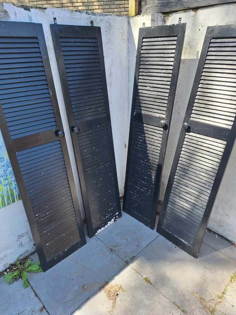 4x Louvre panelen gratis, Tuin en Terras, Gebruikt, Staande lamp, Ophalen of Verzenden, Netvoeding