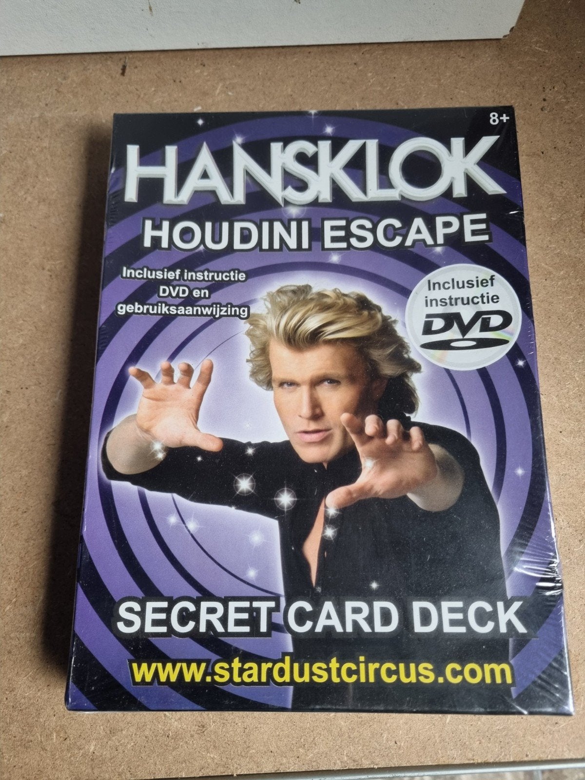 Hans Klok Houdini Escape Secret Card Deck met DVD, Ophalen of Verzenden