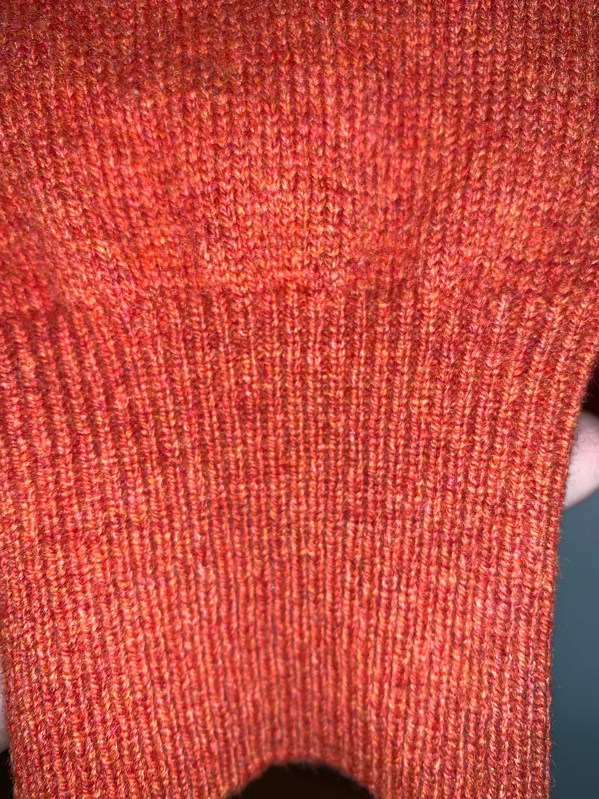 Pelger Lamswollen V-hals Trui - Oranje maat L, Ophalen of Verzenden, Zo goed als nieuw, Overige maten, Oranje