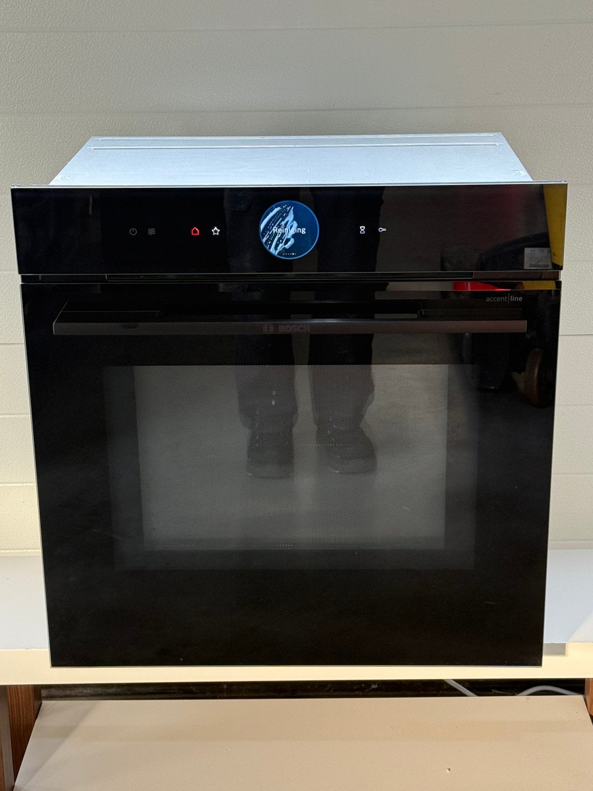Luxe bosch accent/line combimagnetron HMG936AB1, Verzenden, Zo goed als nieuw, Magnetronfunctie, De laab 8