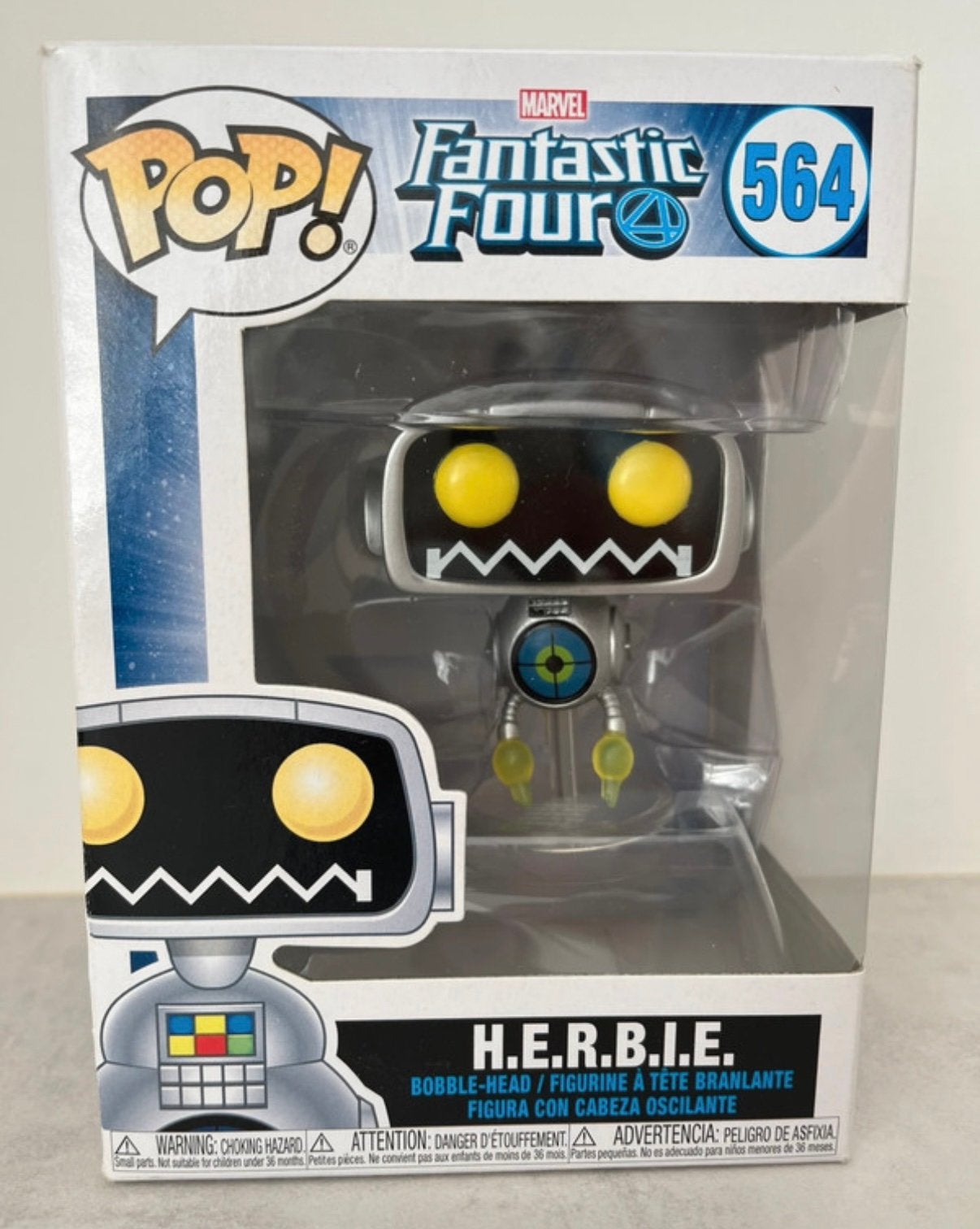 Funko Pop! H.E.R.B.I.E. #564 – Marvel Fantastic Four, Ophalen of Verzenden, Nieuw