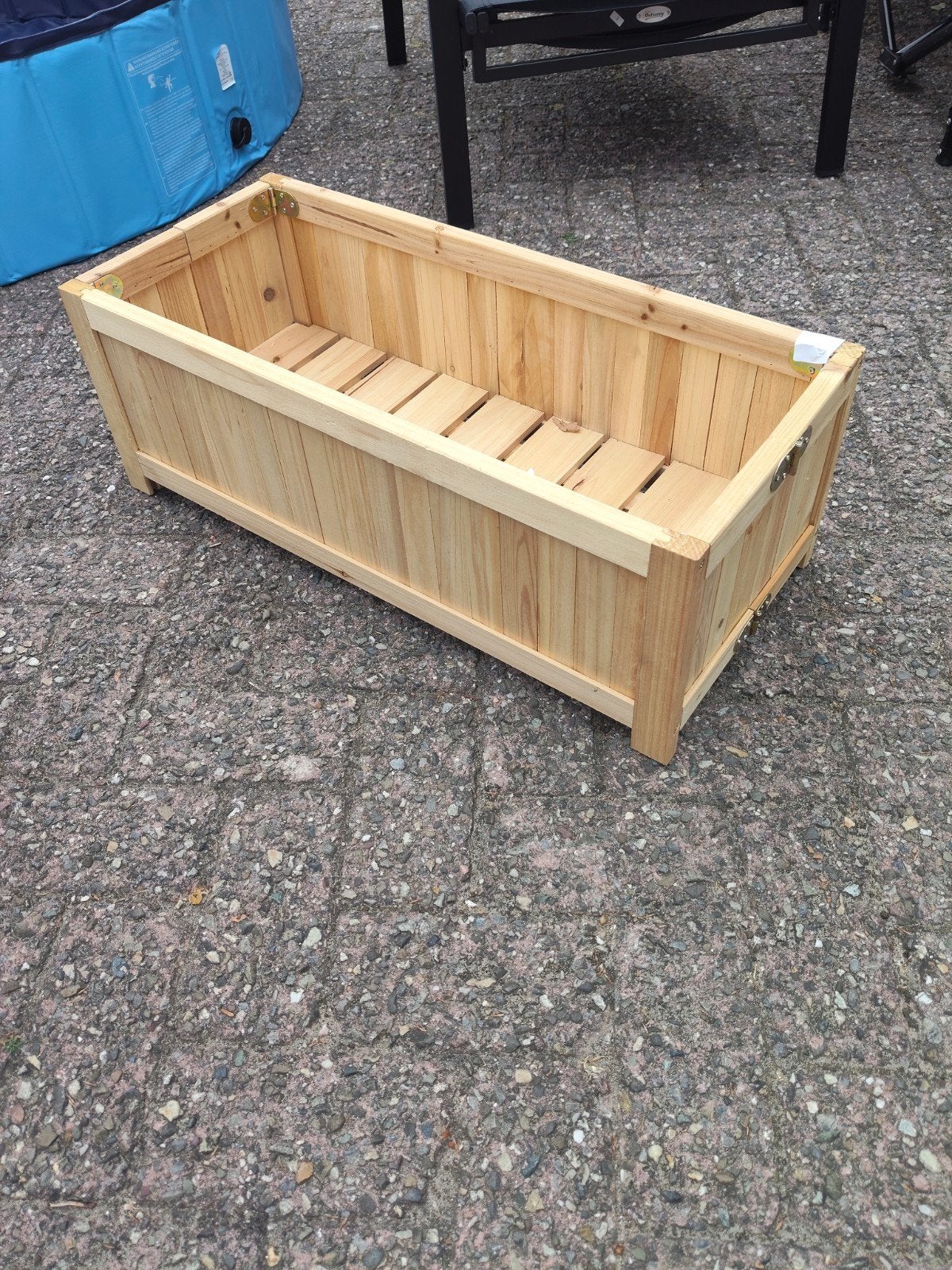 Aangeboden Nieuwe Houten Bloembak, Ophalen, Nieuw, Vierkant, Hout