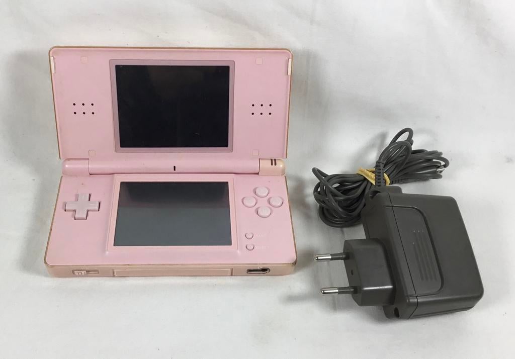 Nintendo DS Lite 2006 roze console + oplaadkabel, Spelcomputers en Games, Spelcomputers | Nintendo DS, Zo goed als nieuw, DS Lite