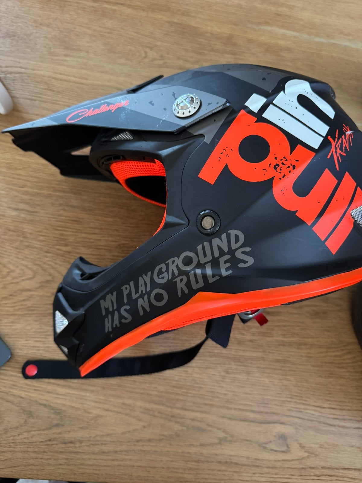 Motor cross helm kind ys 48-49, Motoren, Kleding | Motorhelmen, Overige merken, Kinderen, Offroadhelm, Ophalen of Verzenden