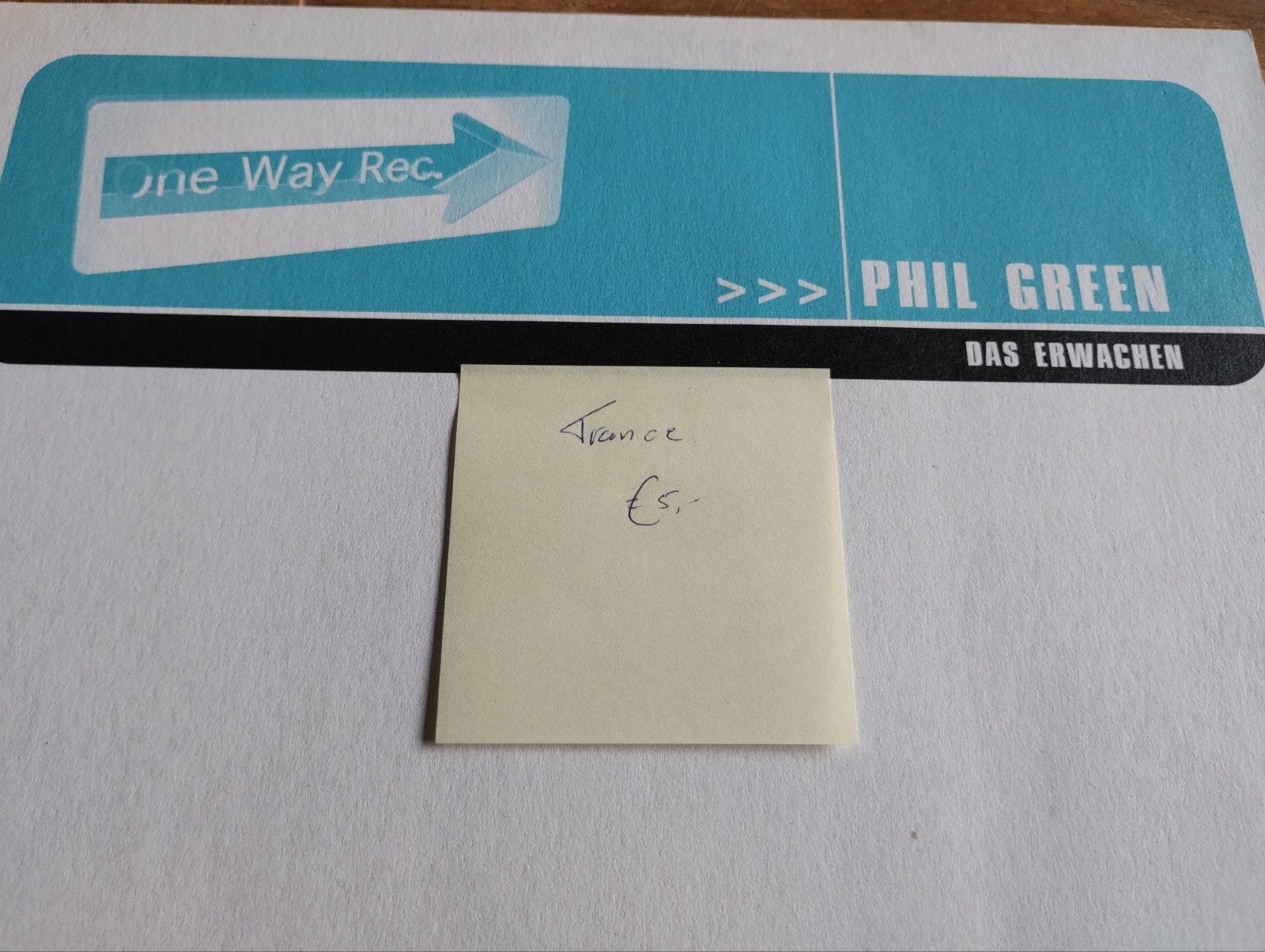 Phil Green - Das Erwachen (One Way Rec.) Trance 12" Vinyl, Cd's en Dvd's, Cd's | Dance en House, Ophalen of Verzenden, Gebruikt