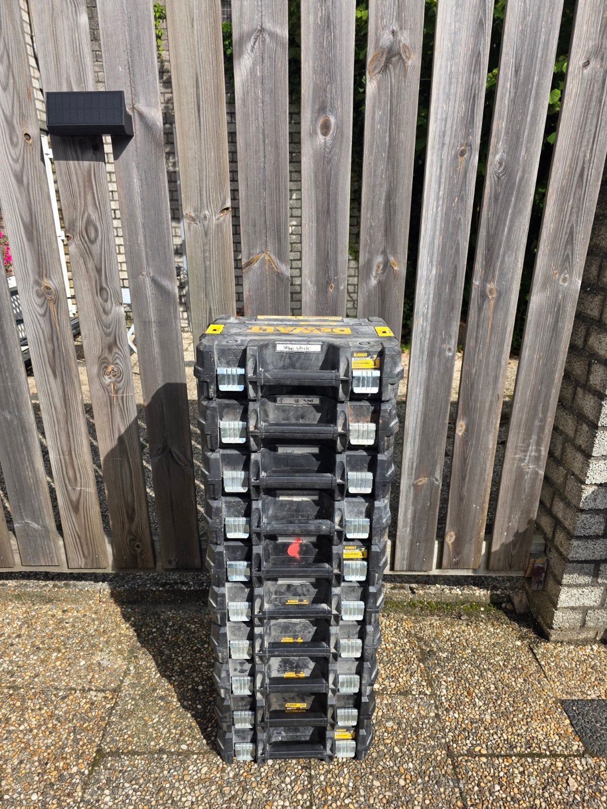 DeWalt TSTAK koffer 10st.voor 60€, Ophalen of Verzenden, Gebruikt