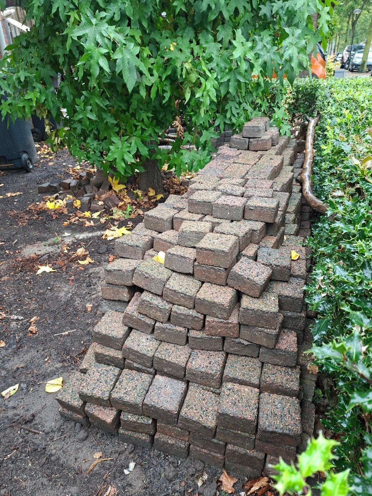 Gratis 6m2 koppelstone 10 x 10 cm, Ophalen, Gebruikt, 5 tot 10 m²