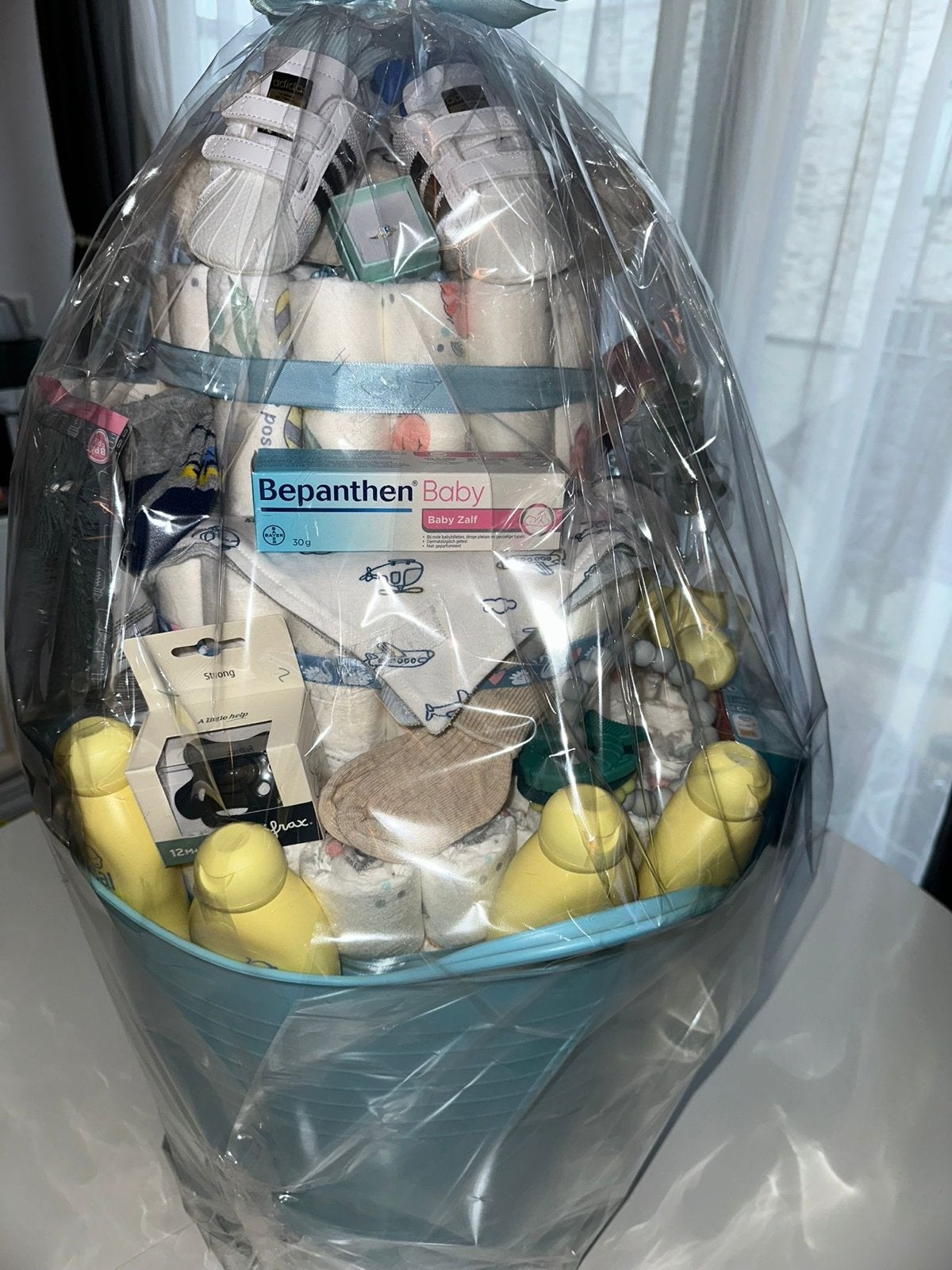 Luiertaart Baby Boy - Kraamcadeau met complete set, Ophalen, Nieuw, Kraamcadeau