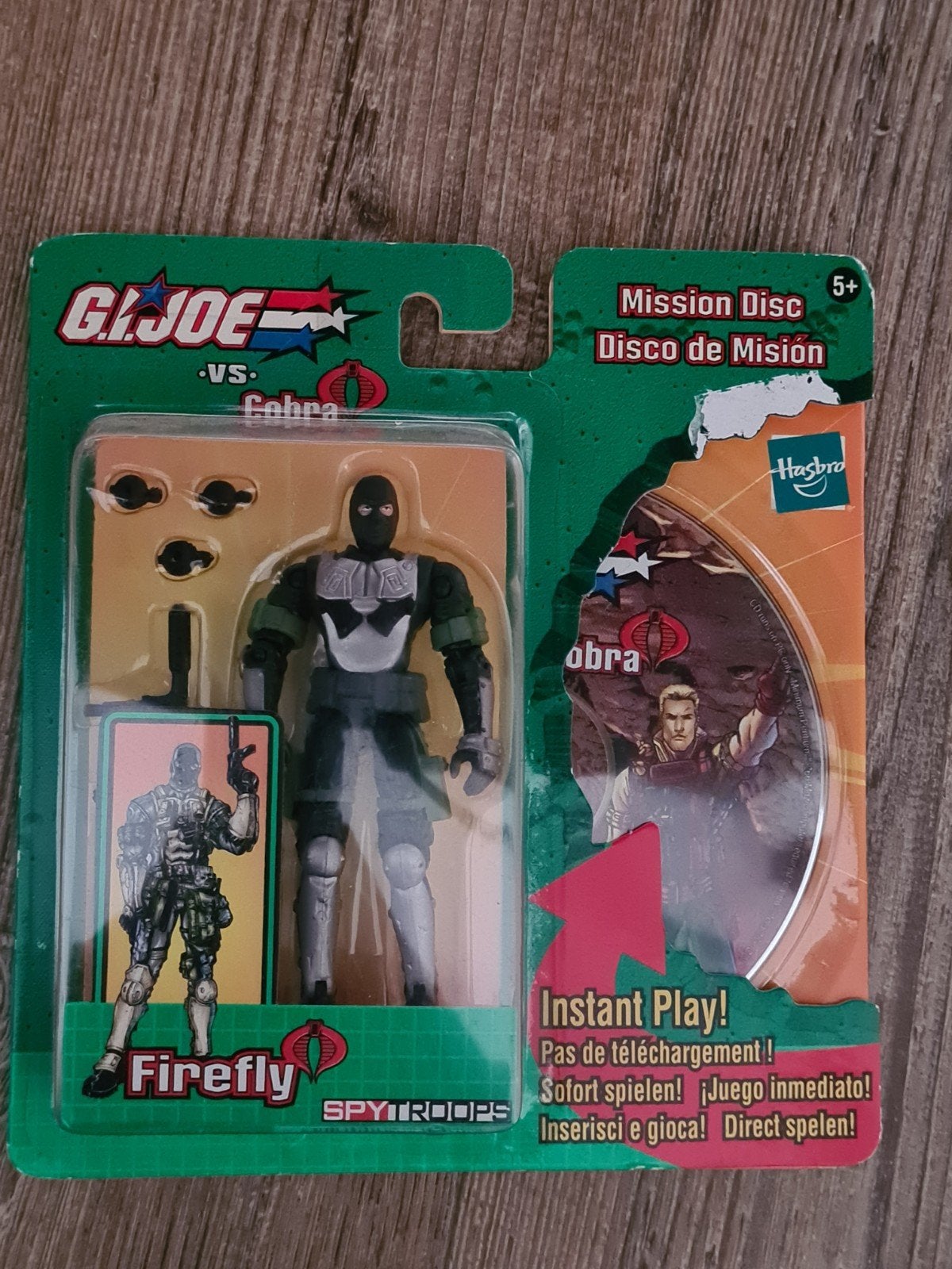 G.I. Joe vs Cobra Spy Troops Firefly actiefiguur + CD, Ophalen of Verzenden, Nieuw