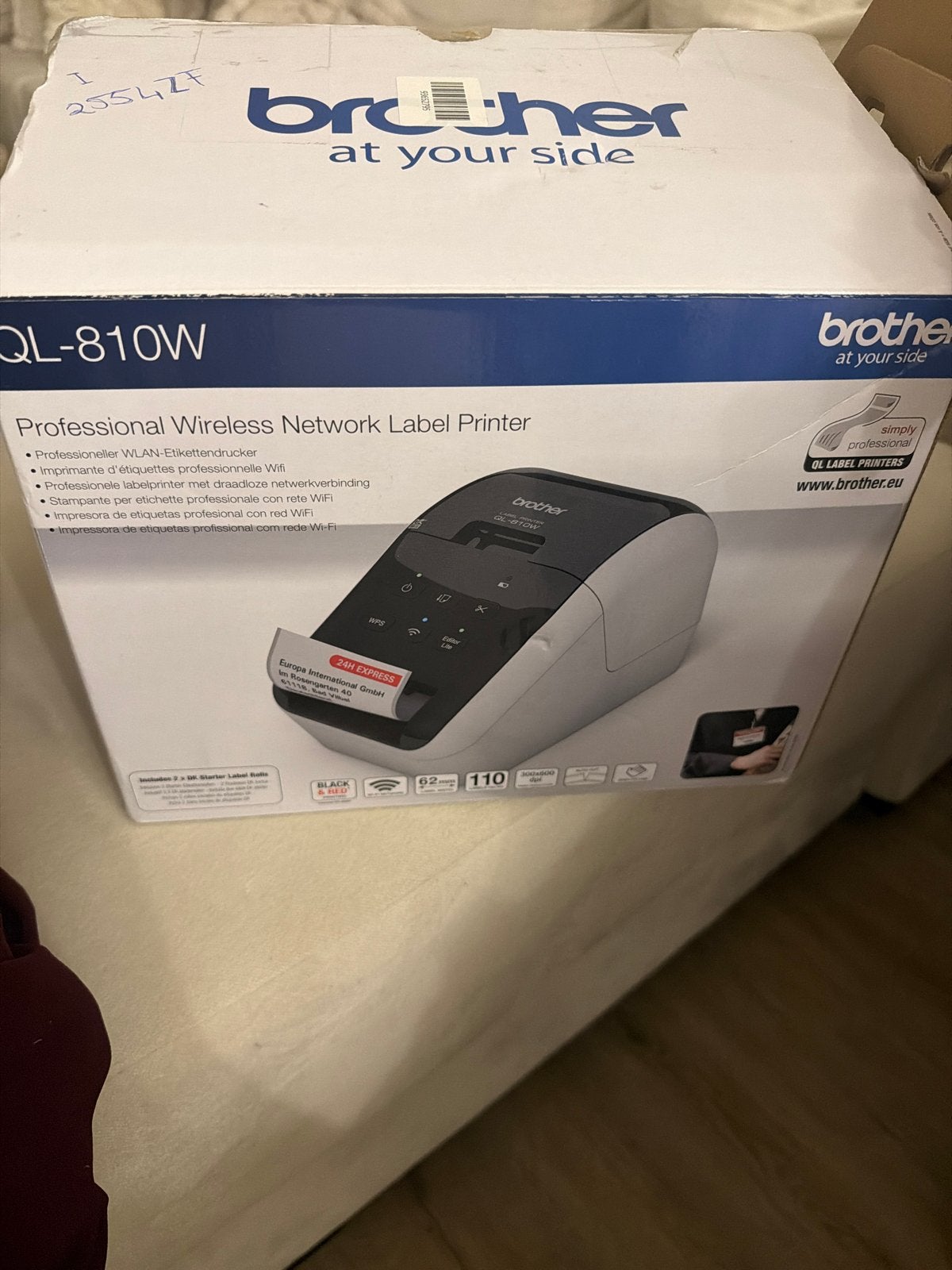 Brother QL-810W Professionele Draadloze Labelprinter - Nieuw, Computers en Software, Zwart-en-wit printen, Printer, Nieuw, Ophalen of Verzenden