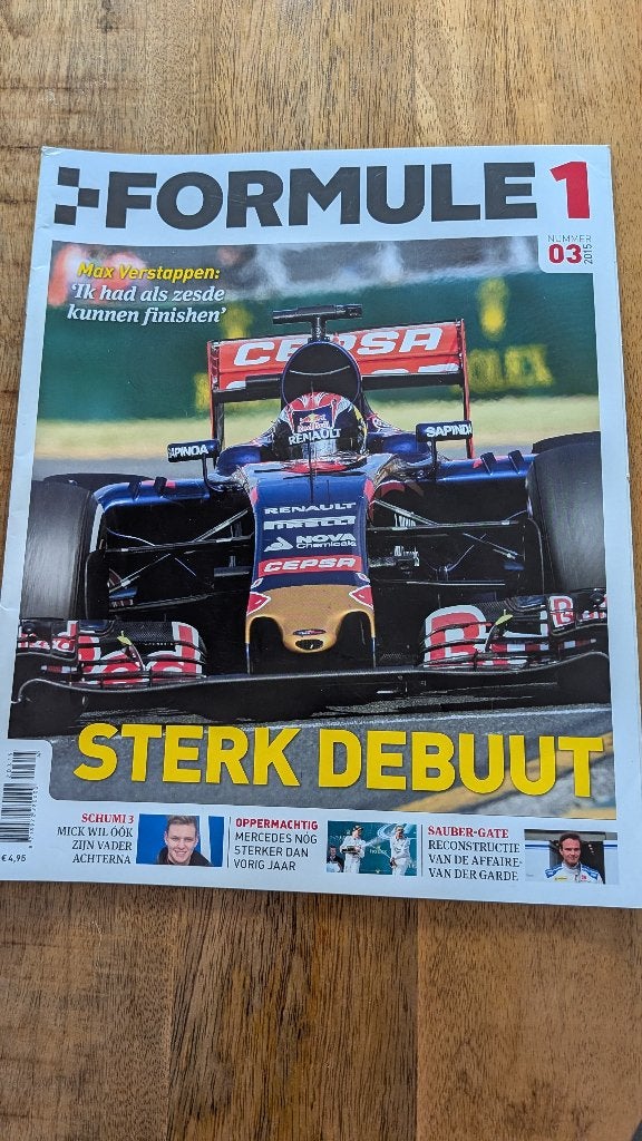 Formule 1 magazine nr. 03 2015, Verzamelen, Ophalen of Verzenden, Gebruikt, Formule 1