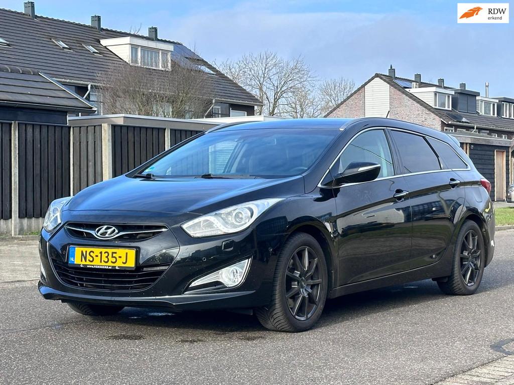 Hyundai I40 Wagon 2.0 GDI i-Catcher Automaat*Leder*Navigatie, Euro 5, 4 cilinders, Zwart, Leder