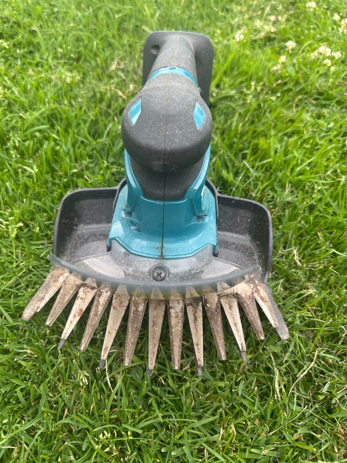 Makita Accu Grastrimmer/Heggenschaar - Gebruikt, Tuin en Terras, Heggenscharen, Ophalen, Gebruikt, Accu