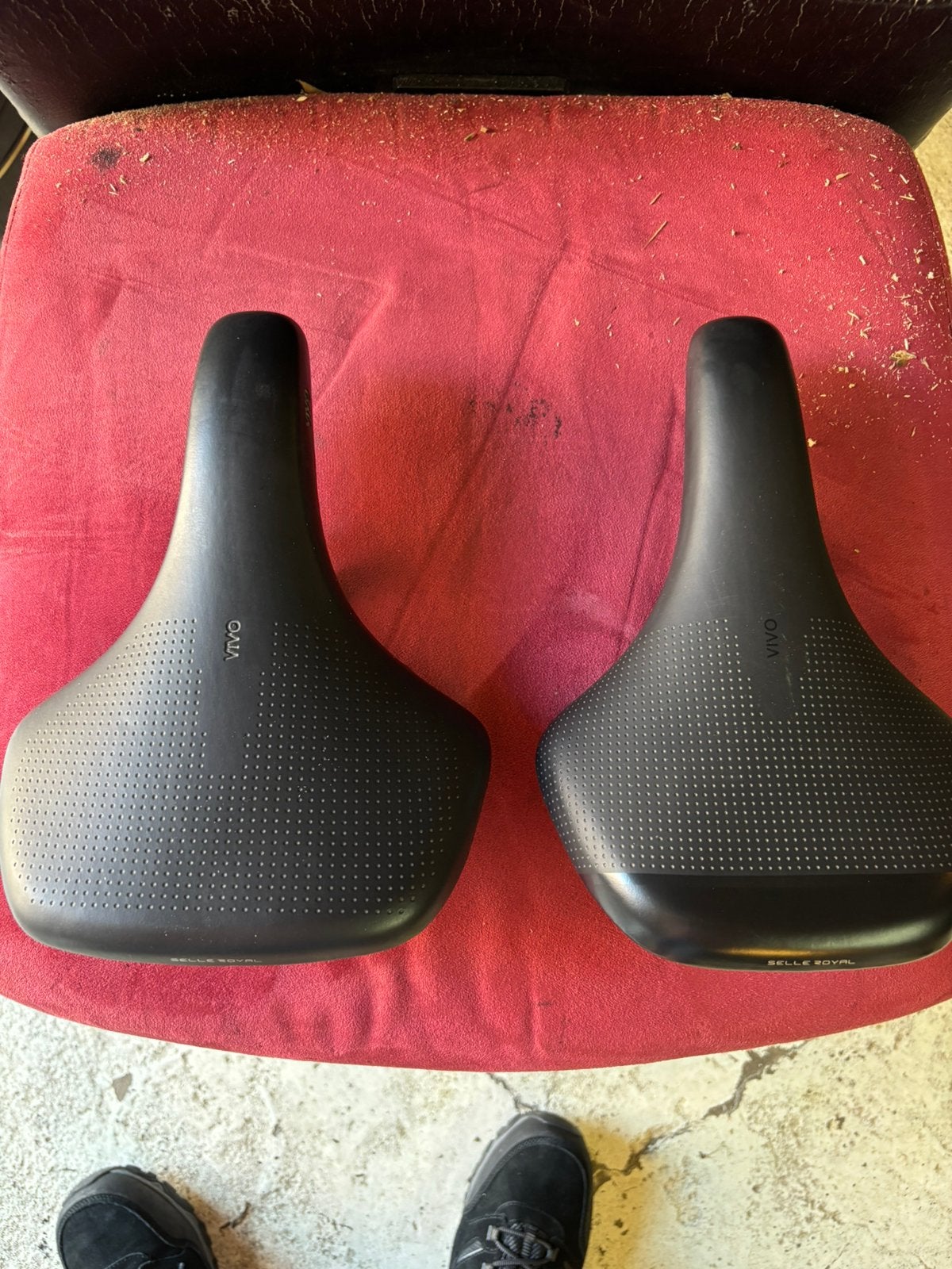 Te koop zgan fietszadels dames en heren van Selle Royal, Ophalen of Verzenden, Zo goed als nieuw, Zadel