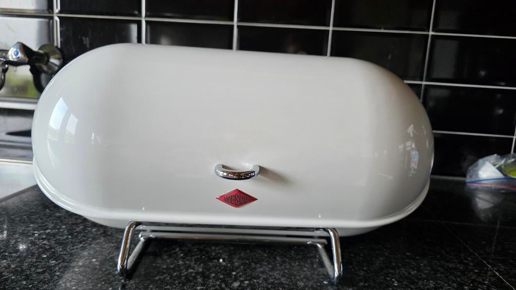 Wesco Broodtrommel - Wit, Zo goed als nieuw, Huis en Inrichting, Keuken | Keukenbenodigdheden, Ophalen of Verzenden, Zo goed als nieuw