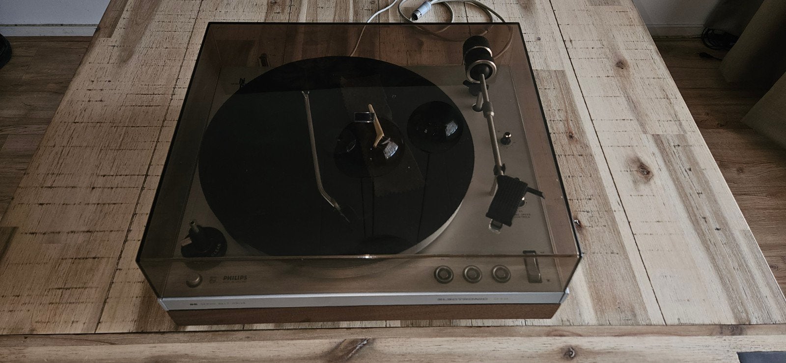 Philips Platenspeler Electronic 312 - Vintage Hifi, Audio, Tv en Foto, Ophalen, Zo goed als nieuw, Platenspeler, Philips