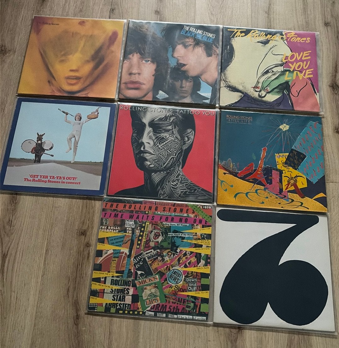 Rolling Stones - Acht albums op vinyl, LP, Complilatie, Ophalen of Verzenden, Zo goed als nieuw