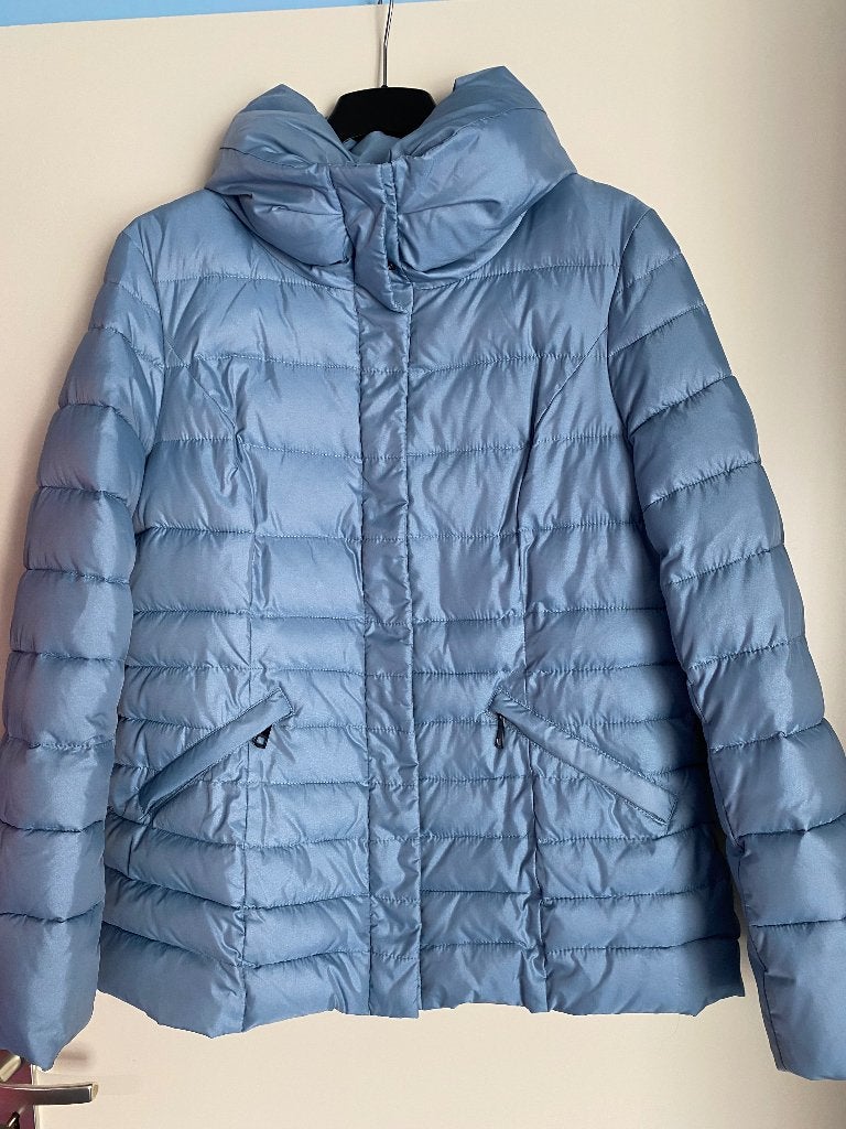 Te koop winter Jas, Ophalen, Blauw, Maat 46/48 (XL) of groter, Nieuw