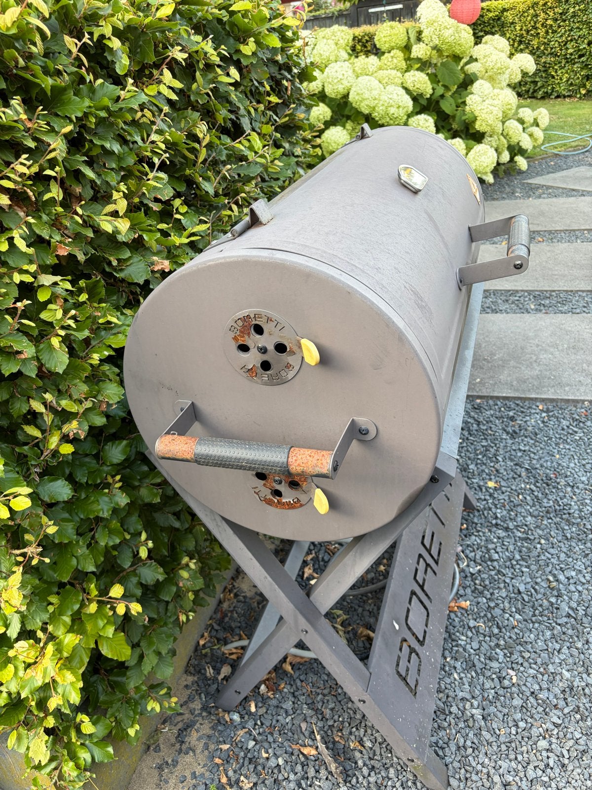 Boretti Barbecue: Robuuste Grill voor Buiten, Ophalen, Gebruikt