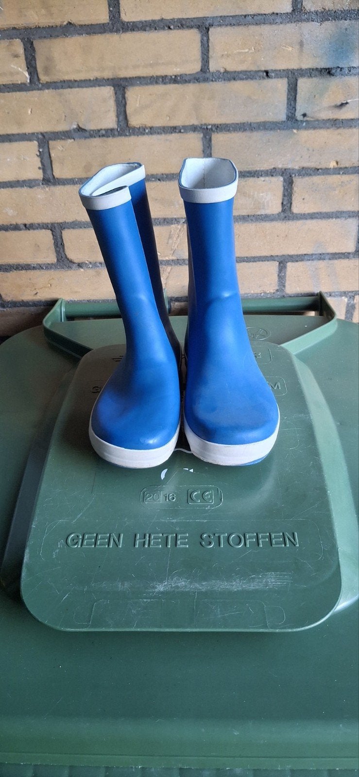 kaplaarzen blauw maat 33, Ophalen of Verzenden, Gebruikt, Jongen of Meisje, Laarzen