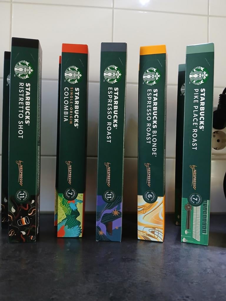 10 stuks srarbucks, Ophalen