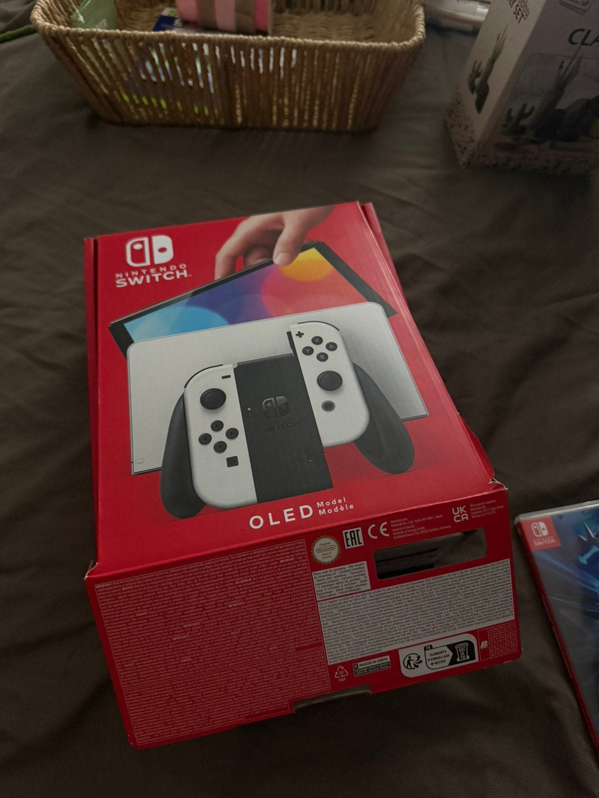 Nintendo Switch Oled, Switch OLED, Met games, Ophalen of Verzenden, Zo goed als nieuw