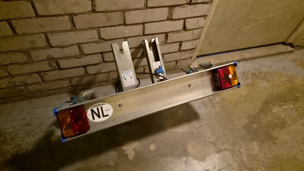 Twinny Load fietsendrager, Ophalen, Gebruikt, 2 fietsen, Trekhaakdrager
