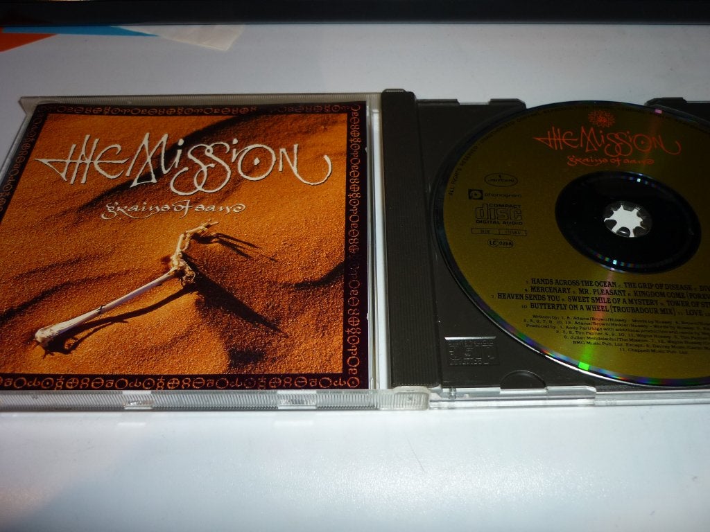 The Mission - Grains of Sand CD (Classic Rock), Inclusief boekje, Gebruikt, Ophalen of Verzenden, Classic Rock