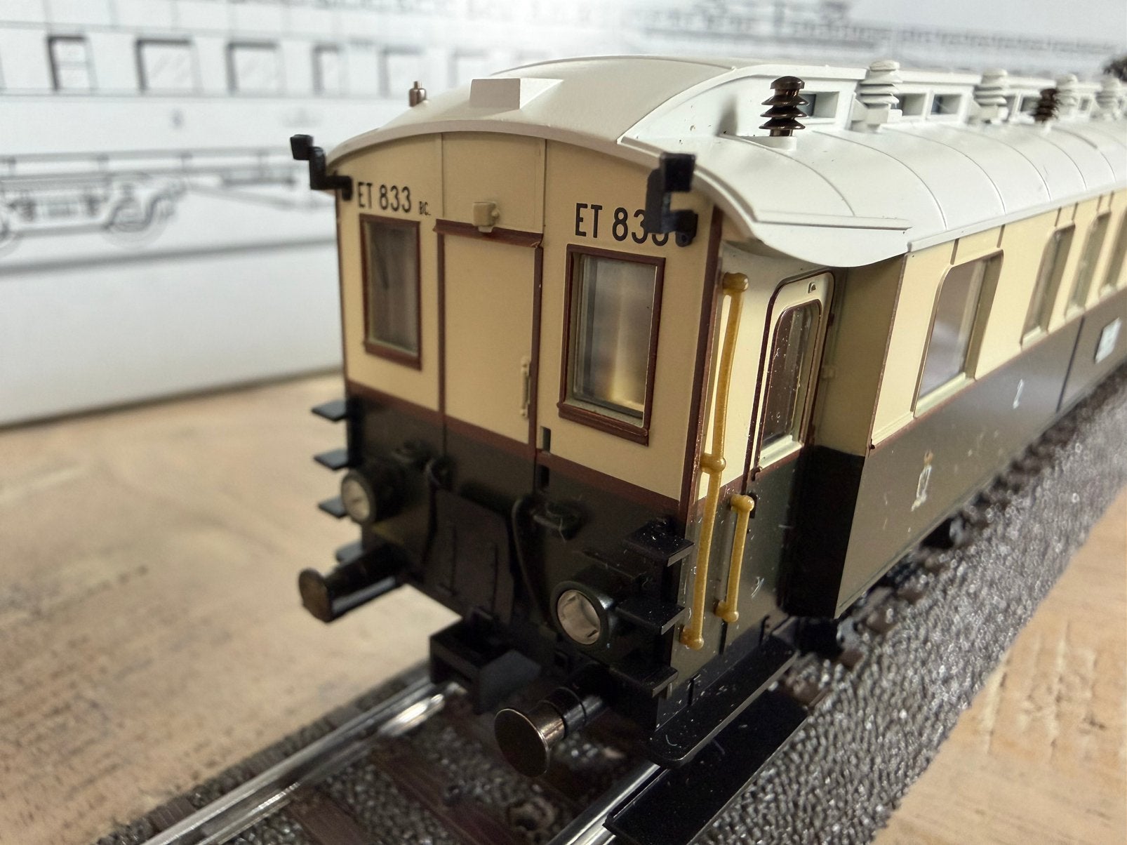 Märklin HO 37266 Elektrisch treinstel (eenmalige serie), Wisselstroom, Treinset, Ophalen of Verzenden, Zo goed als nieuw