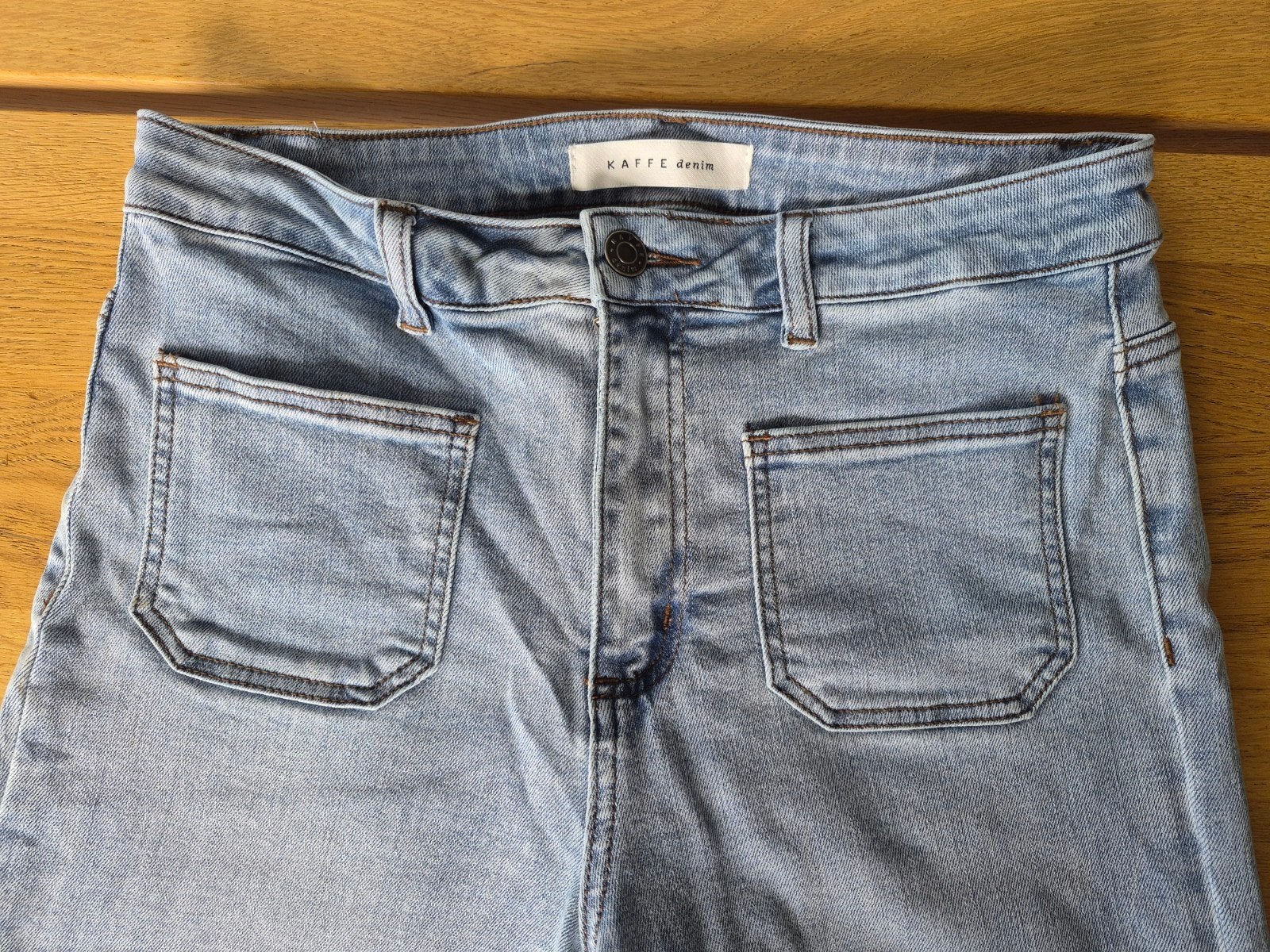Kaffe Denim Jeans - Lichtblauw, Maat 30/34, Blauw, Overige jeansmaten, Ophalen of Verzenden, Zo goed als nieuw