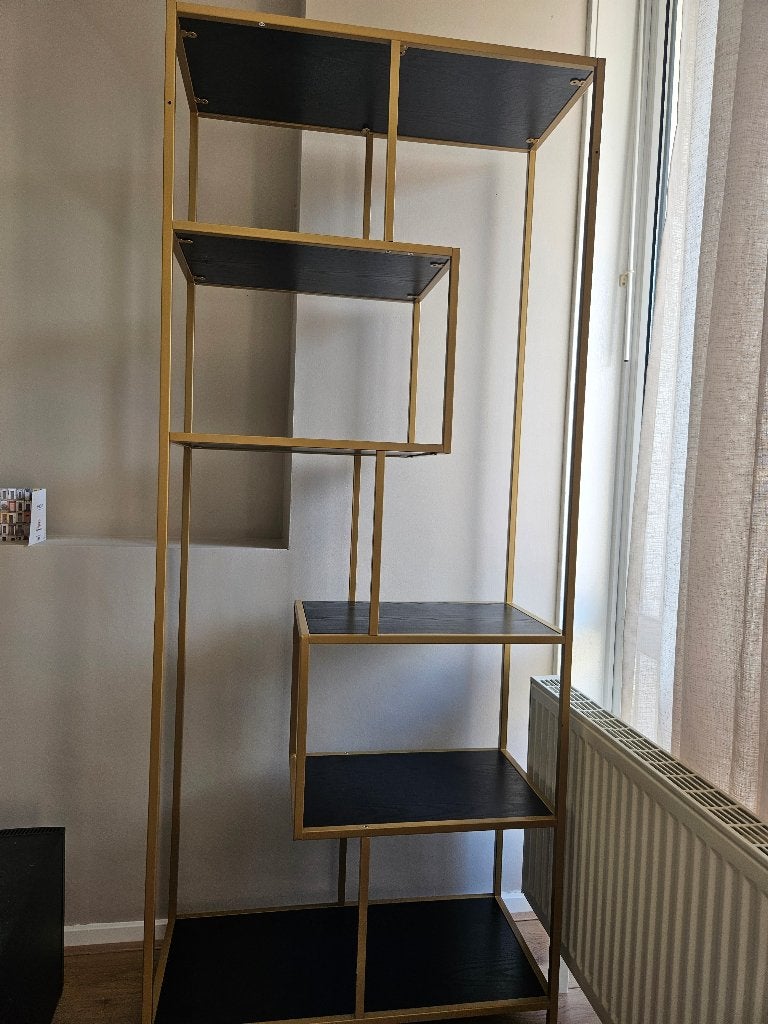 Gouden open kast, Huis en Inrichting, Ophalen, Zo goed als nieuw