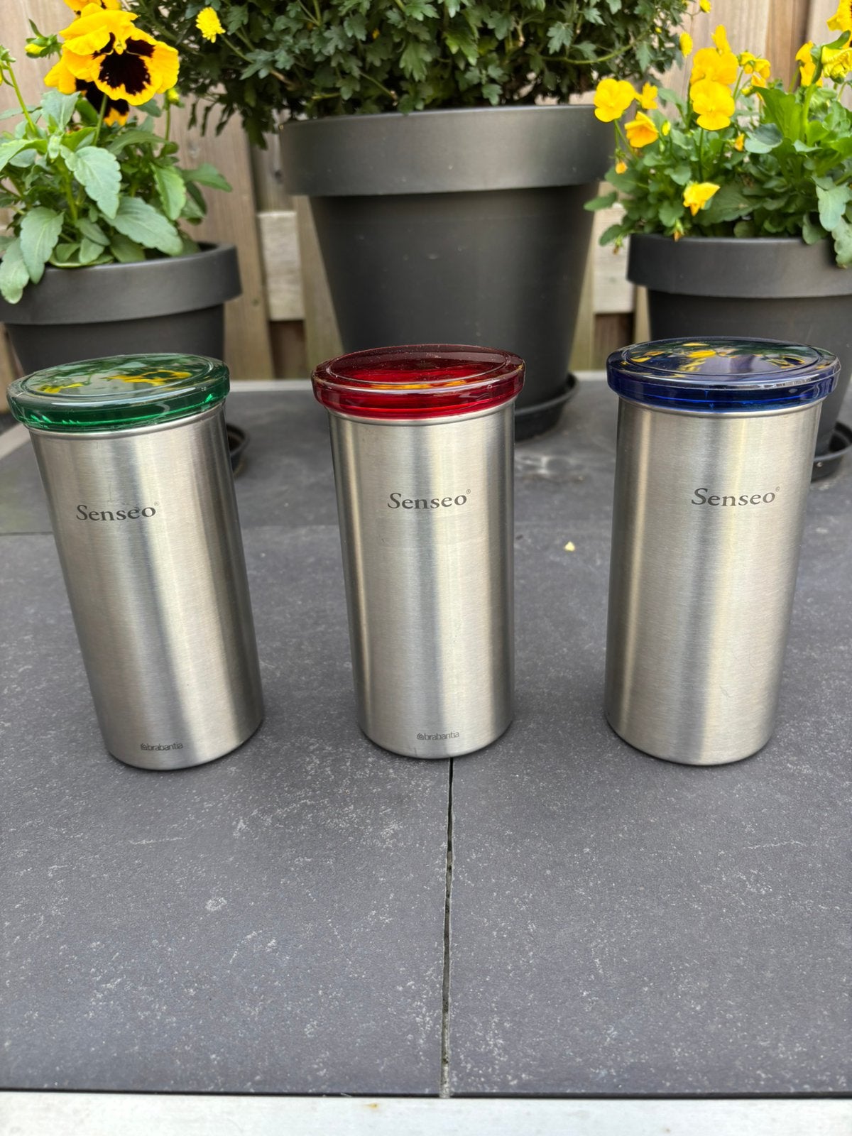 Brabantia Senseo pads voorraadbussen, Ophalen of Verzenden, Gebruikt