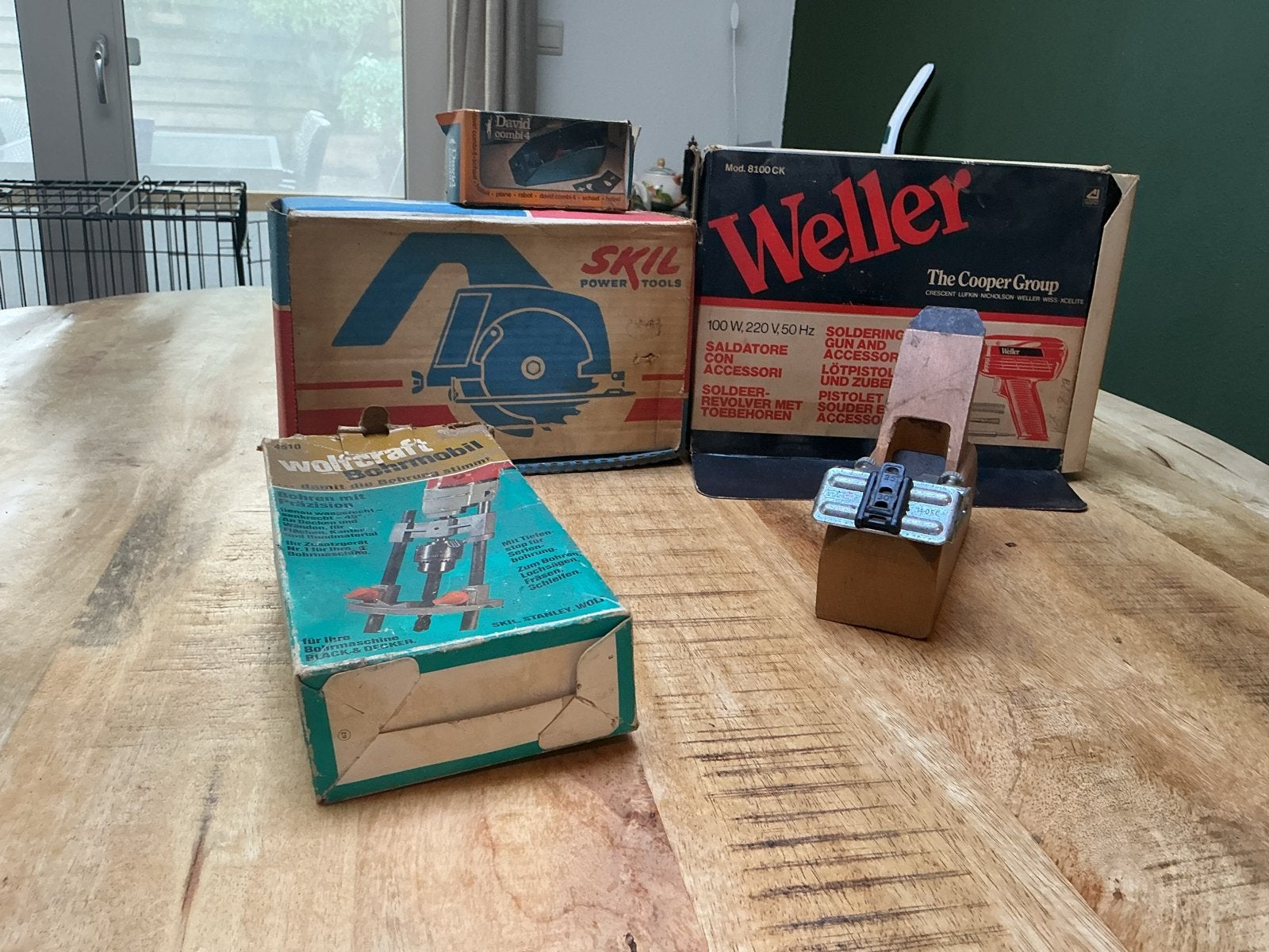Vintage gereedschap: Skil, Weller, Wolfcraft, David Combi, Ophalen of Verzenden, Gebruikt