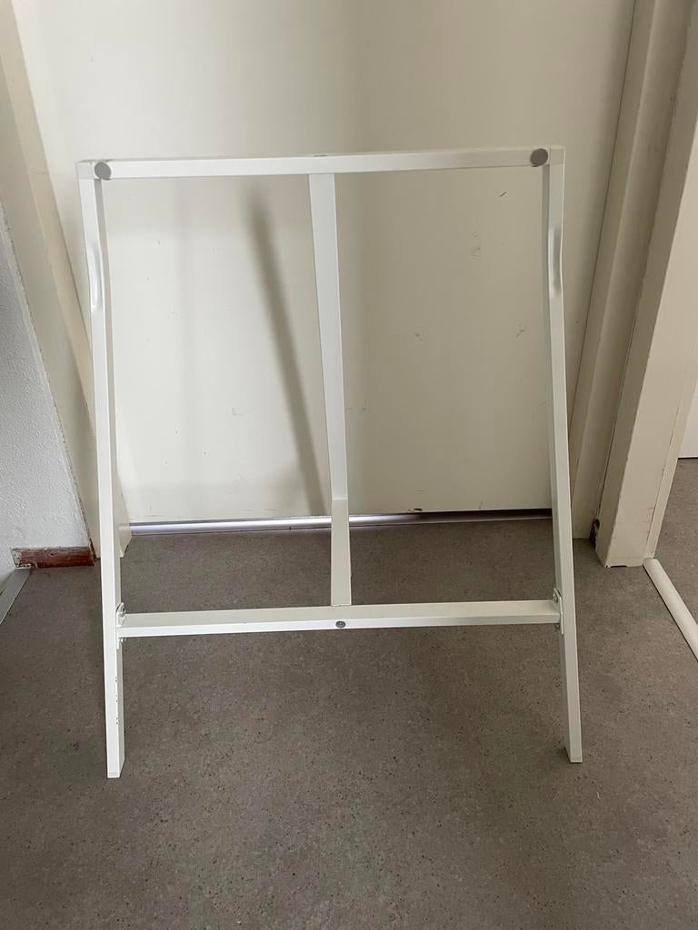 IKEA Lerberg schraag - Wit, Tafelpoot, Gebruikt, Minder dan 50 cm, Ophalen of Verzenden