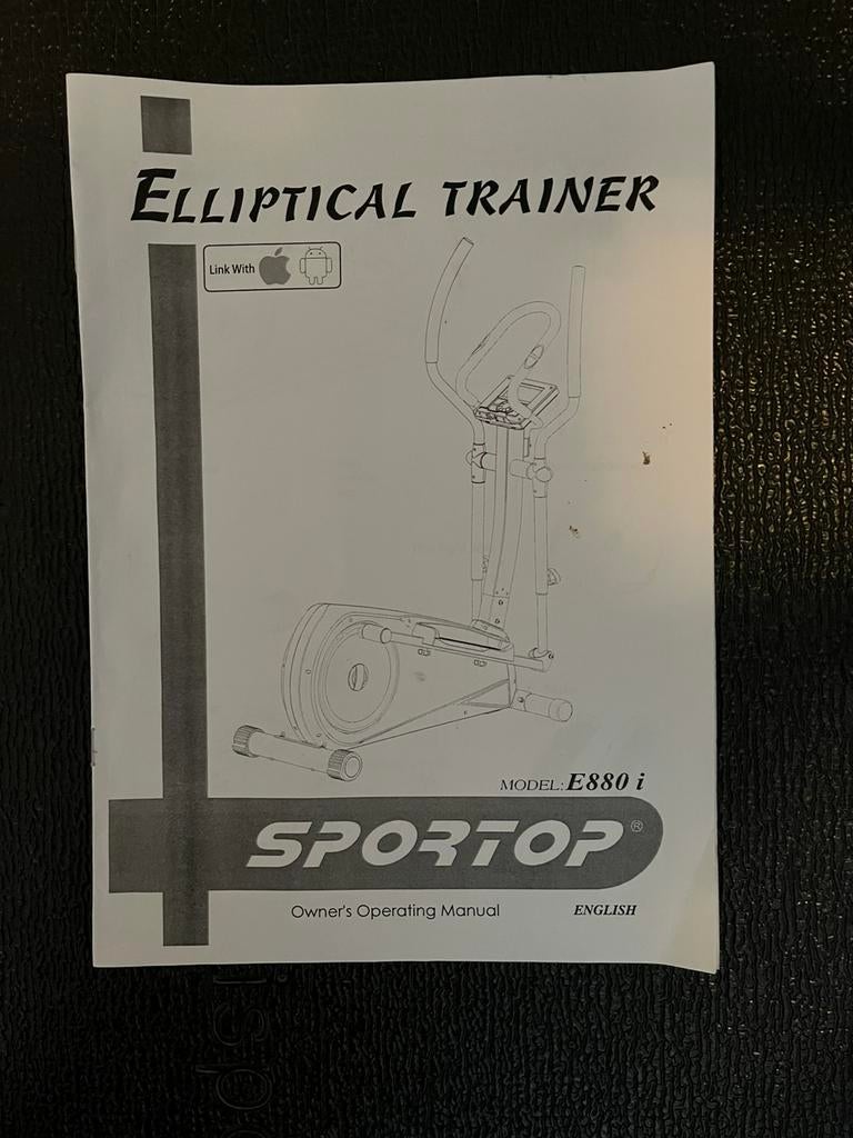 Crosstrainer model E880i, Sport en Fitness, Fitnessapparatuur, Ophalen, Zo goed als nieuw, Crosstrainer