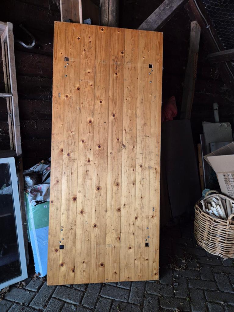 5 houten marktkramen met trolley of per stuk, Diversen, Rommelmarktspullen, Ophalen