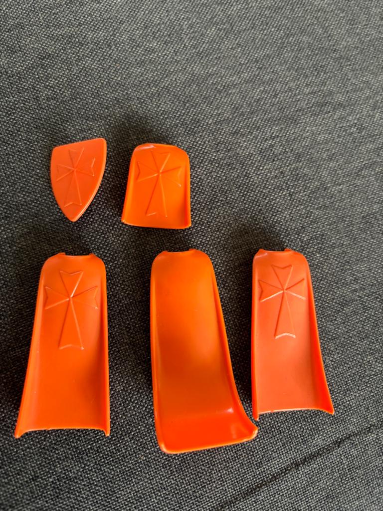 Playmobil Vintage Middeleeuwen: Schild & Capes (Oranje), Ophalen of Verzenden, Gebruikt