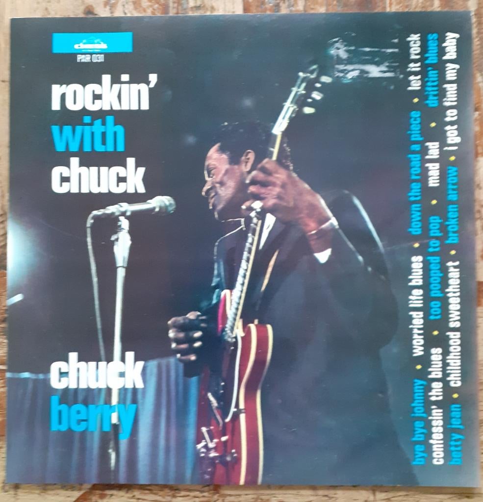 lp Chuck Berry – Rockin' With Chuck, Cd's en Dvd's, Gebruikt, Ophalen of Verzenden, Inclusief binnenhoes, 12 inch