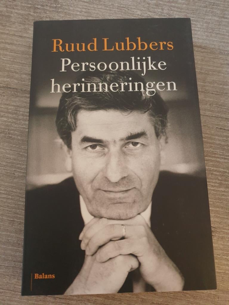 Ruud Lubbers: Persoonlijke herinneringen, Ophalen of Verzenden, Gelezen, Ruud Lubbers, Politiek